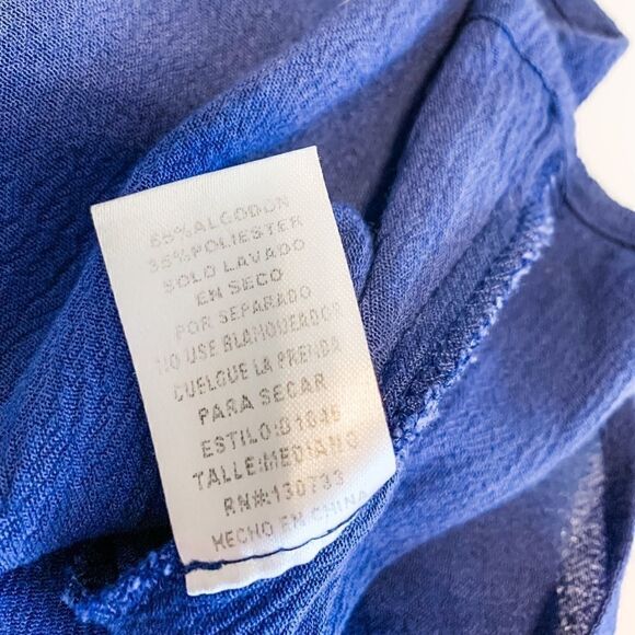 🍋 Kori • Blue Swing Dress w/Embroidered Detail - Picture 9 of 11